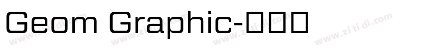 Geom Graphic字体转换